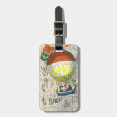 Hot-Air-ballonbriefkaart Bagagelabel (Voorkant verticaal)