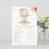 Hot-Air ballondieren raden het juiste prijsspel (Staand voorkant)