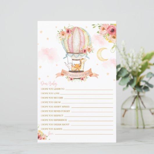 Hot Air ballondieren willen Baby (Staand voorkant)
