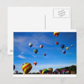 Hot Air ballonfestival Briefkaart (Voorkant / Achterkant)