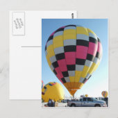 Hot air ballonfestival briefkaart (Voorkant / Achterkant)