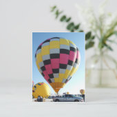Hot air ballonfestival briefkaart (Staand voorkant)