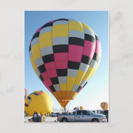 Hot air ballonfestival briefkaart (Voorkant)