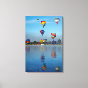 Hot Air-ballonfestival Canvas Afdruk