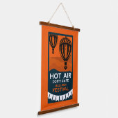 Hot Air-ballonfestival Hangend Wandkleed (Gebogen)