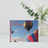Hot Air ballonfestival II Briefkaart (Staand voorkant)