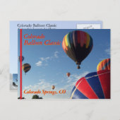 Hot Air ballonfestival II Briefkaart (Voorkant / Achterkant)