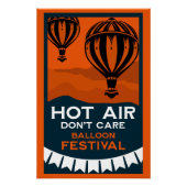 Hot Air-ballonfestival Perfect Poster (Voorkant)