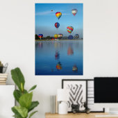Hot Air-ballonfestival Poster (Thuiskantoor)