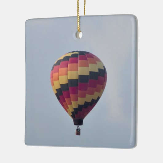 Hot-Air ballonfotoOrnament Keramisch Ornament (Links)