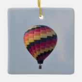 Hot-Air ballonfotoOrnament Keramisch Ornament (Voorkant)