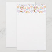 Hot-Air-ballonkabelgrens Waterverf (Voorkant / Achterkant)