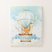 Hot-Air ballonkokers Aangepaste dieren Legpuzzel (Verticaal)