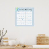 Hot Air-ballonnen, denk aan de vervaldatum van de  Poster (Keuken)