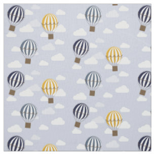 Hot-Air-ballons Cotton Fabric Unisex Stof
