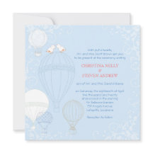 Hot Air ballons Spring Baby Blue Weddenschap