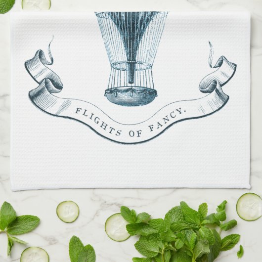  Hot Air-ballontheekdoek Theedoek (Gevouwen)