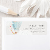 Hot-Air ballonwolkenkrabbers sterren We hebben Adr Etiket (Insitu)