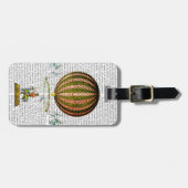 Hot Air ballonzephire 2 Bagagelabel (Voorkant horizontaal)