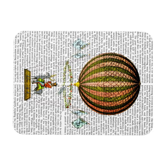 Hot Air ballonzephire 2 Magneet (Horizontaal)