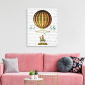 Hot Air ballonzephire Canvas Afdruk (Insitu (Woonkamer))