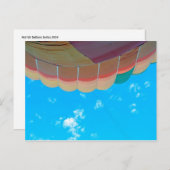 Hot Air Balloon 2009 Briefkaart (Voorkant / Achterkant)