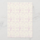 Hot Air-Balloon And Bows Seamless Pattern Kaart (Voorkant)