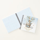 Hot Air Balloon Baby shower Gastenboek Notitieboek (Binnen)