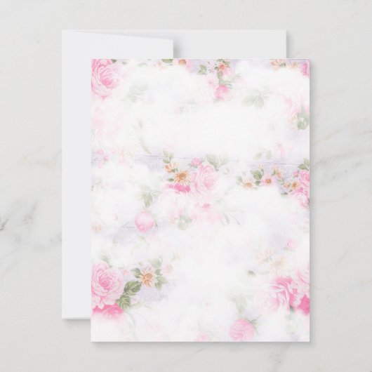 Hot Air Balloon Baby Shower Uitnodigingen (Achterkant)