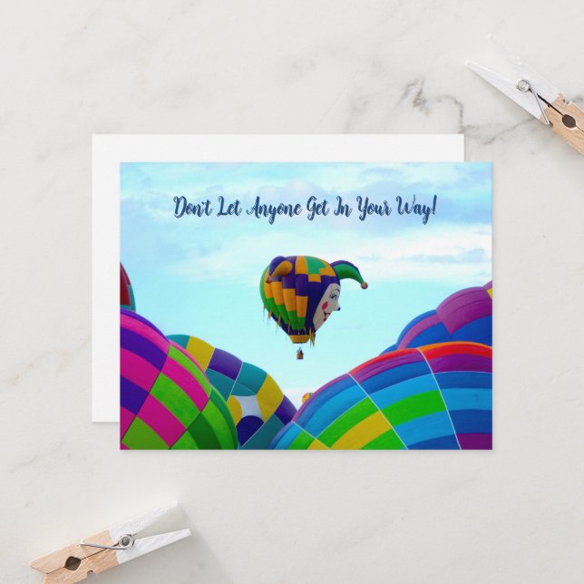 Hot Air Balloon between the gap (Voorkant / Achterkant in situ)