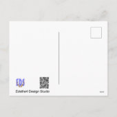 Hot Air Balloon Butterfly DIY Briefkaart (Achterkant)