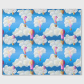 Hot Air Balloon Cadeaupapier (Vlak)