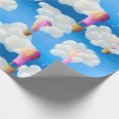 Hot Air Balloon Cadeaupapier (Hoek)