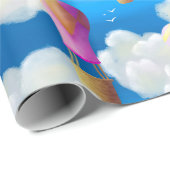 Hot Air Balloon Cadeaupapier (Rol Hoek)