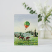 HOT AIR BALLOON DOOR SHARON SHARPE BRIEFKAART (Staand voorkant)