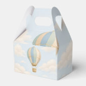 Hot Air Balloon First Birthday Favor Boxes Bedankdoosjes (Achterkant)