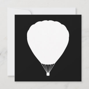 hot air balloon kaart