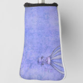 Hot Air Balloon Paper Texture - Blue Golfheadcover (Draai 90)