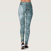 Hot Air Balloon Paris Scene Leggings (Achterkant)