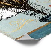 Hot Air Balloon Sky Is The Limit Quote Poster (Hoek)