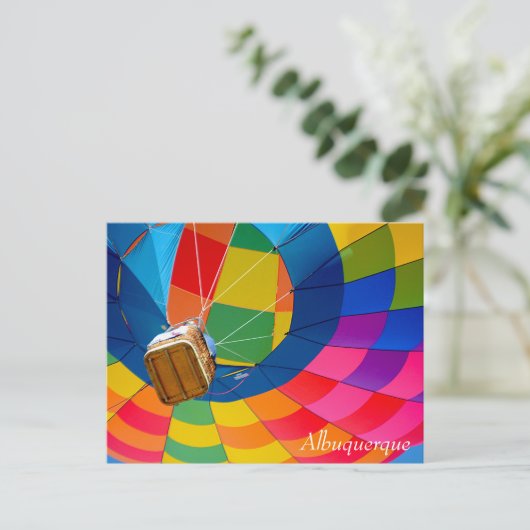 Hot Air Balloon Spectacle Briefkaart (Staand voorkant)