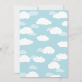 Hot Air Balloon, uitnodiging voor verjaardagsfeest (Achterkant)