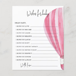 Hot Air Balloon | Wensen voor baby