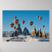 Hot Air Ballooning in Cappadocia Poster (Voorkant)