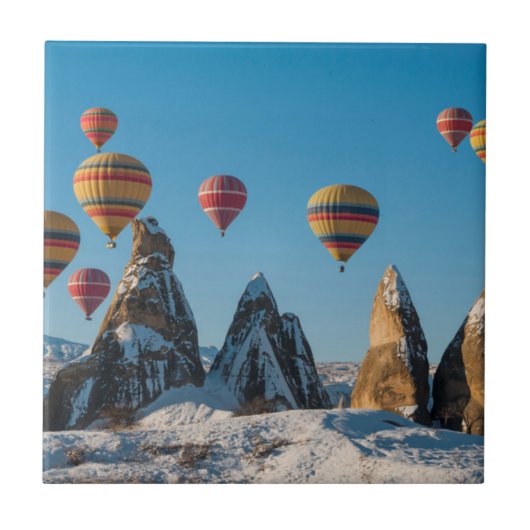 Hot Air Ballooning in Cappadocia Tegeltje (Voorkant)