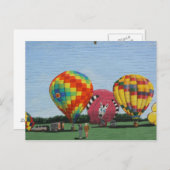 Hot Air Ballooning Mural, Danville, IL Briefkaart (Voorkant / Achterkant)