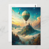 Hot Air Balloons Briefkaart (Voorkant / Achterkant)
