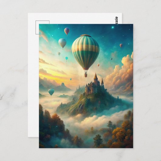 Hot Air Balloons Briefkaart (Voorkant / Achterkant)