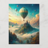 Hot Air Balloons Briefkaart (Voorkant)