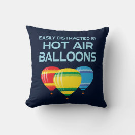 Hot Air Balloons Funny Quote Kussen